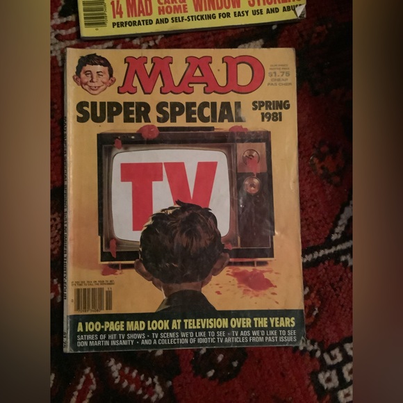 7 x Vintage 80’s MAD Magazines - Picture 2 of 8